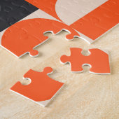 Helles geometrisches Farbblockmuster. Puzzle (Seite)
