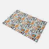 Helles geometrisches Muster. Fußmatte (Schrägansicht)