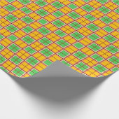 Helles geometrisches Muster mit symmetrischen Form Geschenkpapier (Ecke)