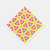 Helles geometrisches Muster Serviette (Ecke)