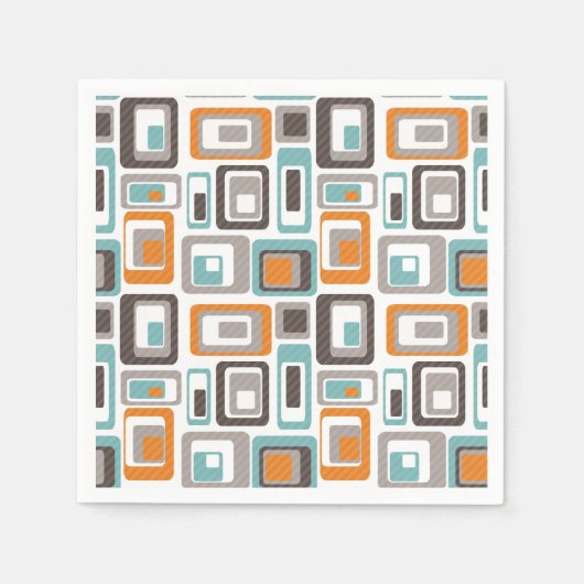 Helles geometrisches Muster. Serviette (Vorderseite)