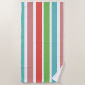 Helles gestreiftes Badetuch (Vorderseite)