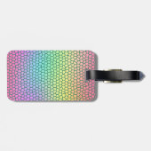 Helles GLITZER CUSTOM LUGGAGE TAG Gepäckanhänger (Rückseite horizontal)