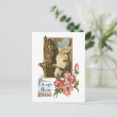 Helles Glück Weihnachten - Vintage Pferde (Stehend Vorderseite)