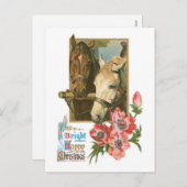 Helles Glück Weihnachten - Vintage Pferde (Vorne/Hinten)