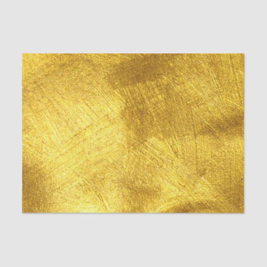 Helles Gold Paint Strikes Tissue Paper Seidenpapier (Vorderseite)