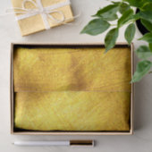 Helles Gold Paint Strikes Tissue Paper Seidenpapier (Geschenk)