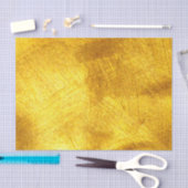 Helles Gold Paint Strikes Tissue Paper Seidenpapier (Handwerk)
