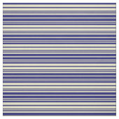 Helles Goldenrod & Midnight Blue Muster der Streif Stoff (Muster)