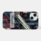 Helles Graffiti Art Phone Case mit mehreren Kompon iPhone 15 Hülle (Rückseite (Horizontal))