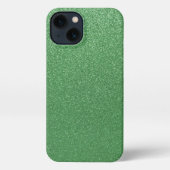 Helles Green Glitzer iPhone Case iPhone Hülle (Rückseite)