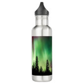 Helles Green Northern Lights Foto Edelstahlflasche (Links)