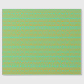 Helles Green und Orange Muster Geschenkpapier (Flach)