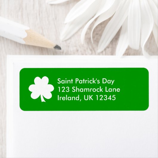 Helles Grün und Weiß Kleeblatt (Insitu)