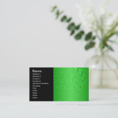 Helles grünes Abstraktes Design Visitenkarte (Stehend Vorderseite)