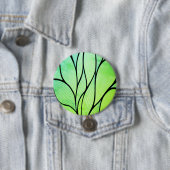 Helles Grünes Blau kreatives Verlass-Muster Button (Beispiel)