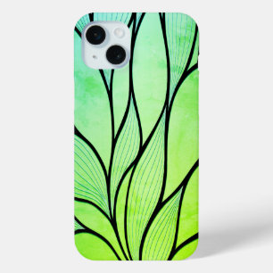 Helles Grünes Blau kreatives Verlass-Muster Case-Mate iPhone Hülle