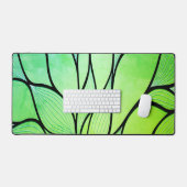 Helles Grünes Blau kreatives Verlass-Muster Schreibtischunterlage (Tastatur & Maus)