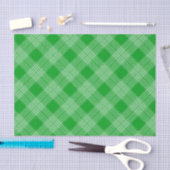 Helles grünes Karomuster Seidenpapier (Handwerk)