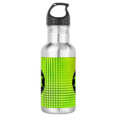 Helles grünes LED-Muster individuelles Monogramm Trinkflasche (Vorderseite)