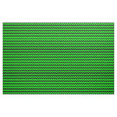Helles, grünes und schwarzes Zickzack Muster Stoff (Fat Quarter (45,7 x 55,9 cm))