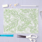 Helles Grünmuster Seidenpapier (Handwerk)