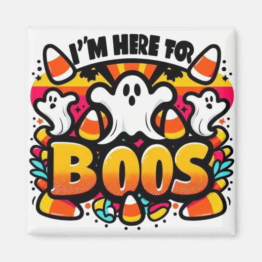 Helles Halloween: Gespenst und Bonbons im Spaß-Des Magnet (Vorne)