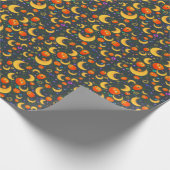 Helles Halloween Kids Party Wrapping Paper Geschenkpapier (Ecke)