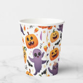 Helles Halloween Paper Cups - Festive Party Cups! Pappbecher (Rechts)