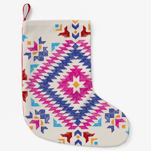 Helles, handGezeichnet Tribal Design Element. Kleiner Weihnachtsstrumpf (Vorderseite)
