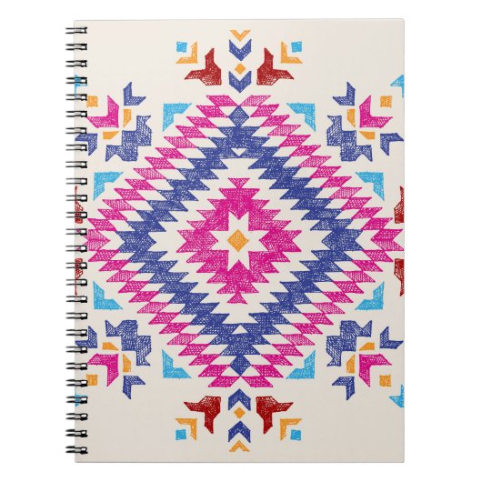 Helles, handGezeichnet Tribal Design Element. Notizblock (Vorderseite)