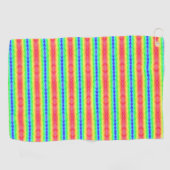Helles Handtuch mit horizontalen Regenbogenstreife (Horizontal)