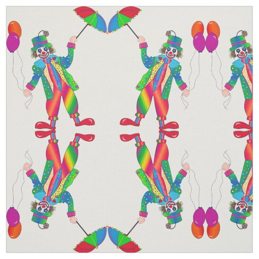 Helles Happy Clown Stoff (Muster)