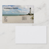 Helles Haus in Miami - Visitenkarte (Vorne/Hinten)