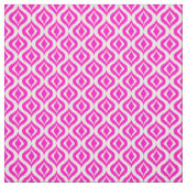 Helles, heiß rosa Retro-Chic Ikat Droptern Stoff (Muster)