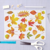 Helles Herbst-Blätter Seidenpapier (Handwerk)