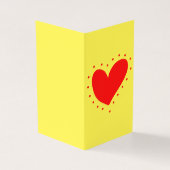 Helles Herz Platonische Valentine Notecard 25pk (Vorderseite)