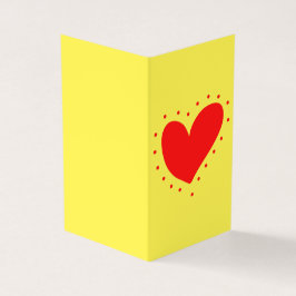 Helles Herz Platonische Valentine Notecard 25pk