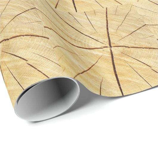 Helles Holz mit Korngeschenkpapier Geschenkpapier (Rolleneckpunkt)