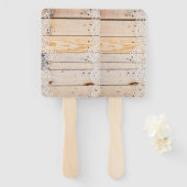 Helles Holzpaneel mit weißer Leiste Fächer (Vorne und Hinten)