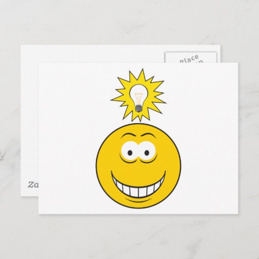 Helles Ideengefühl Postkarte (Vorne/Hinten)