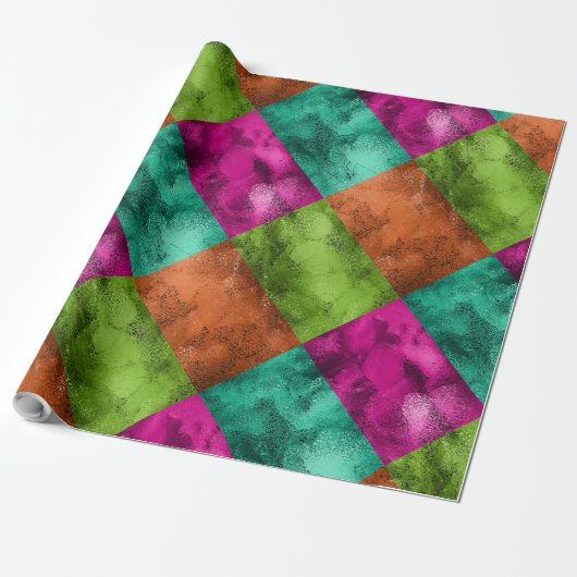 Helles Juwel-Ton-Muster Geschenkpapier (Ungerollt)