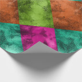 Helles Juwel-Ton-Muster Geschenkpapier (Ecke)