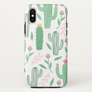 Helles Kaktussucculent-Muster Case-Mate iPhone Hülle