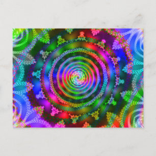 Helles Kaleidoskop Postkarte