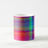 Helles kariertes kaffeetasse (Mittel)