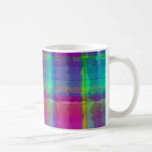 Helles kariertes kaffeetasse (Rechts)