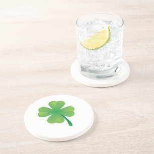 Helles Kleeblatt Saint Patrick Getränkeuntersetzer
