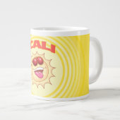Helles Lächeln Cali Sun Jumbo-Tasse (Vorderseite Rechts)
