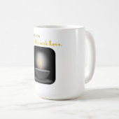 Helles Leben mit der Liebe-Tasse Kaffeetasse (VorderseiteRechts)